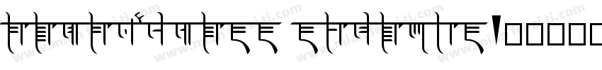 YUWindsorR Regular字体转换